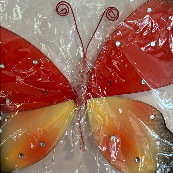 nylon butterfly brand new decoration wall hanging fall spring baby patio decor - Picture 3 of 6